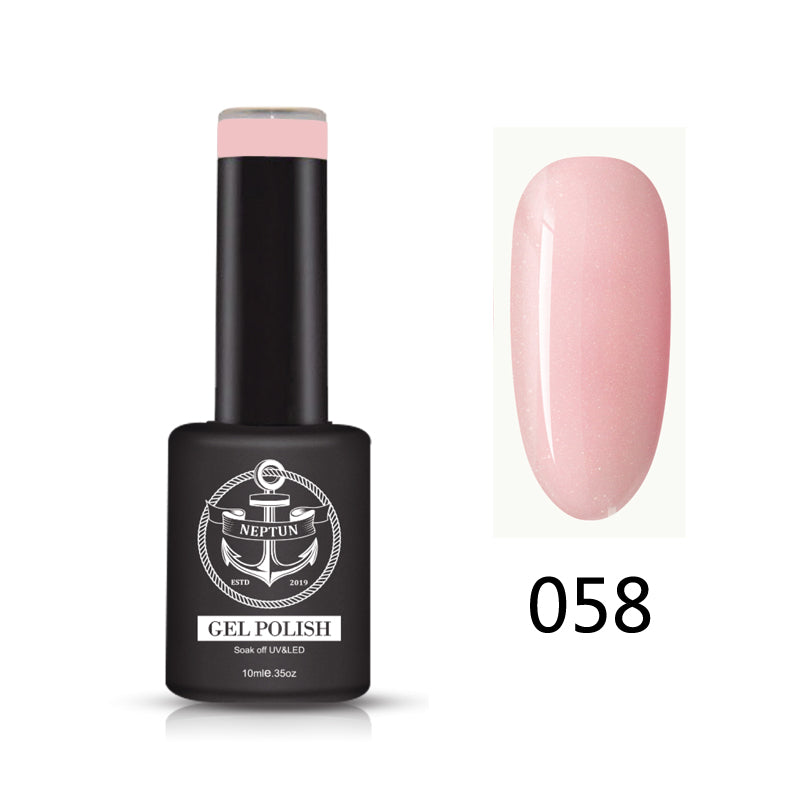 Neptun UV/LED Nagellack Pastellrosa SHINY#058