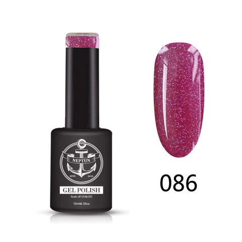 Neptun UV/LED Nagellack Berry Glitzer #086