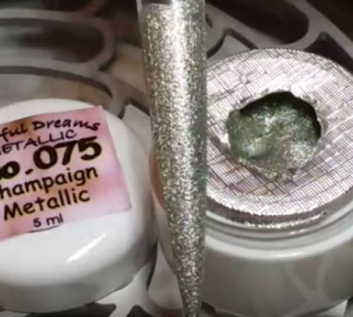 Farbgel No.075 Champaign Metallic