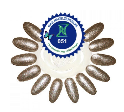 Farbgel No.051 Light Silver Metallic