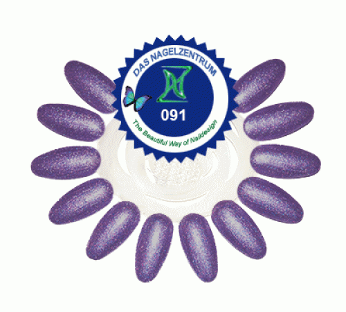 Farbgel No.091 Blue Purple Metallic