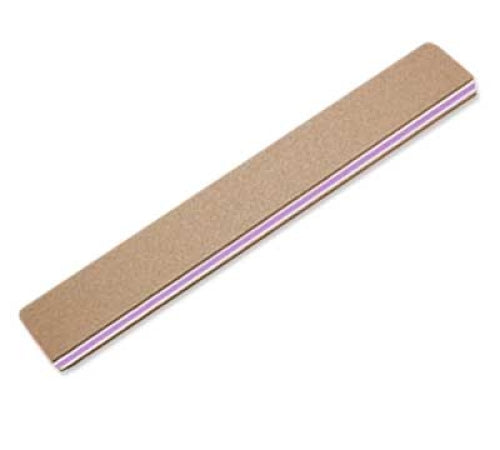 Feile 100/180 rosa/chocolate extra breit