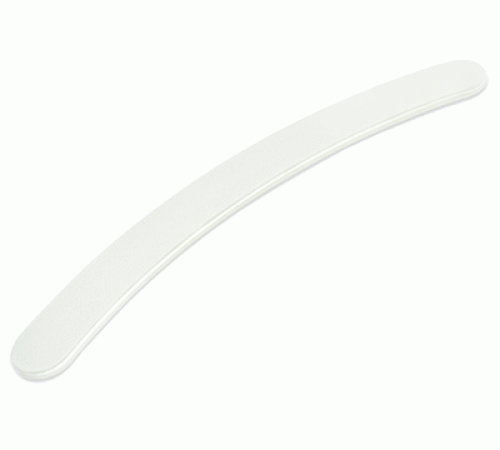 Premium-Feile 100/100 weiß gebogen - Kern weiß - Dämpfung 1,8mm