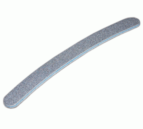 Top-Feile 100/180 silber gebogen - Kern blau - Dämpfung 1mm
